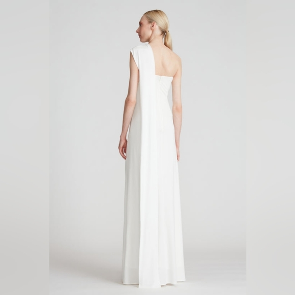 13. HALSTON BLAINE JERSEY TWIST GOWN SIZE 0 - Picture 2 of 9
